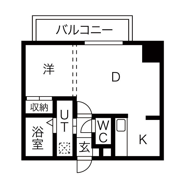 パルティーレ平岸の間取り