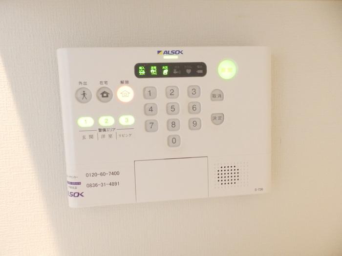 セキュリティ　ALSOKホームセキュリティ搭載