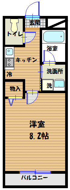 ラ・フラシオンの間取り