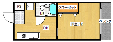 サンルートマンションの間取り