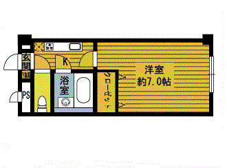 豊岡ハイツの間取り