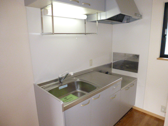 キッチン　二口コンロ付き