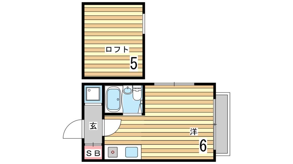 上沢ハイツの間取り