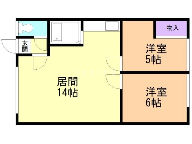 関ビルＡの間取り