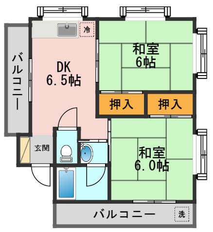 パークハイムの間取り