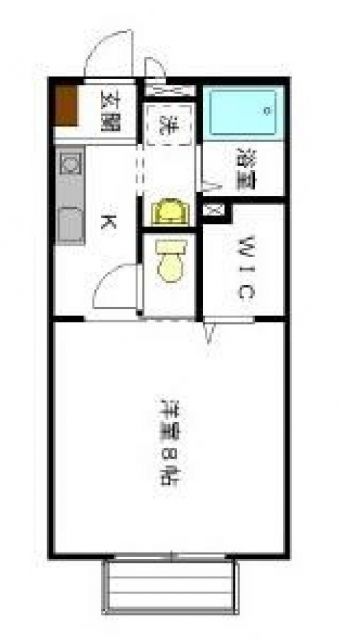 駿東郡長泉町納米里のアパートの間取り