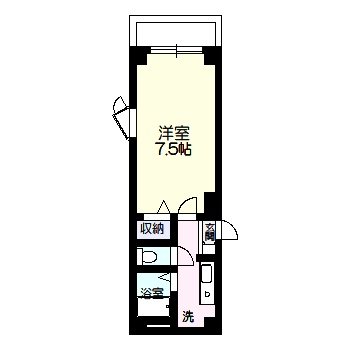 サンローゼ松山の間取り