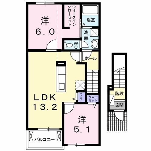 フリーデ　グランツIIの間取り