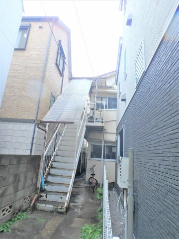 新宿区高田馬場のアパートの建物外観