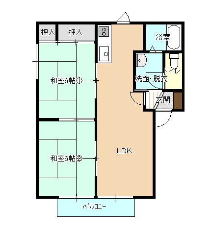 プライム中島の間取り