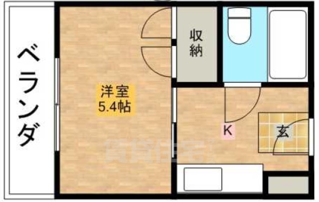 茨木市白川のマンションの間取り