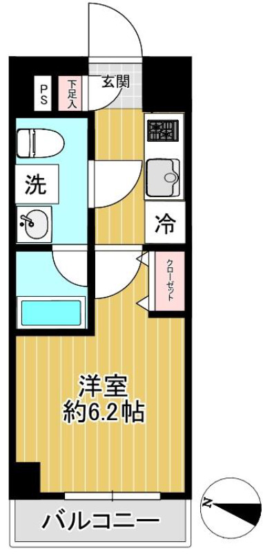 SHOKEN Residence川崎八丁畷の間取り