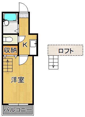 ＮＥＲＶ東城野の間取り