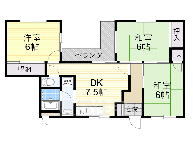 メゾンドール堺の間取り