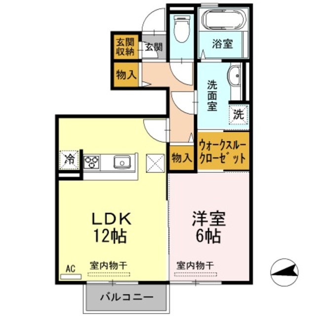 Ｄ－Ｒｏｏｍ・ＳＫ　IVの間取り