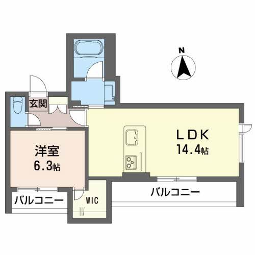 べレオガーデンズ弥右衛門の間取り