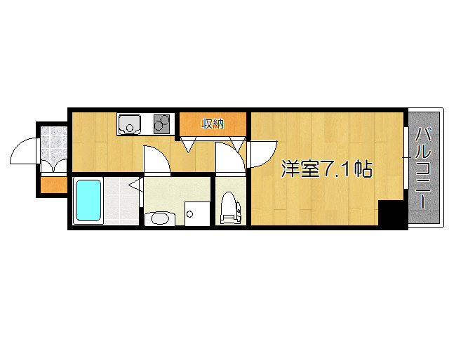 姫路市南町のマンションの間取り