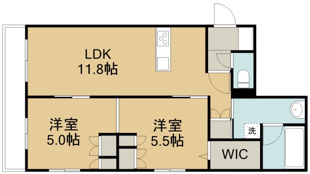 メゾンブリアン川越の間取り