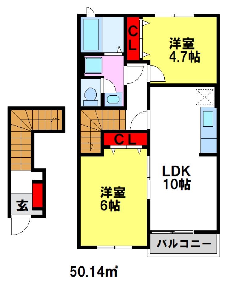 グランディールの間取り