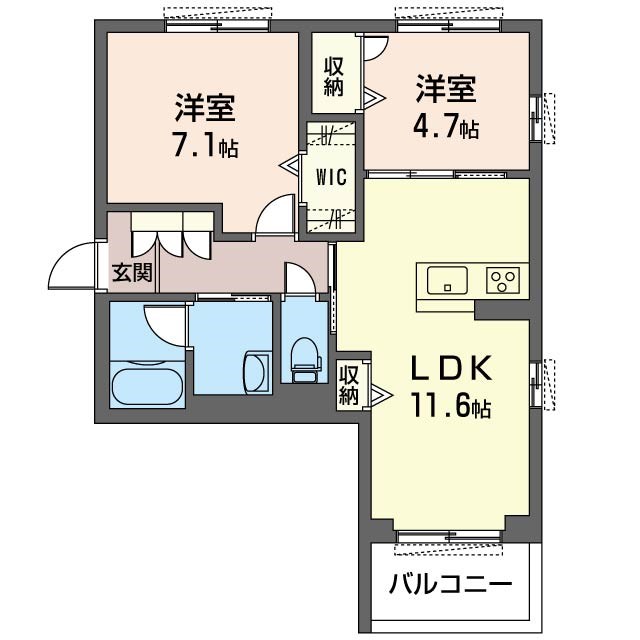 【クレシアの間取り】