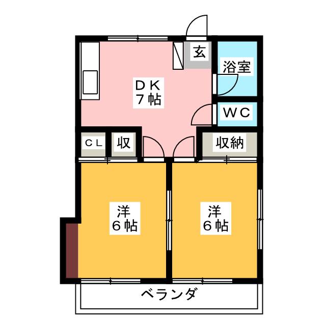 柏寿マンションの間取り