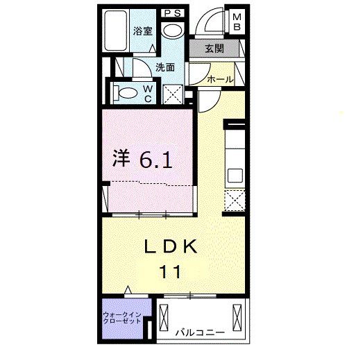 国分寺市西恋ヶ窪のマンションの間取り