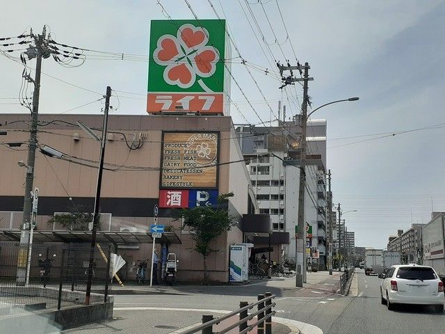 【大阪市住之江区新北島のアパートのスーパー】