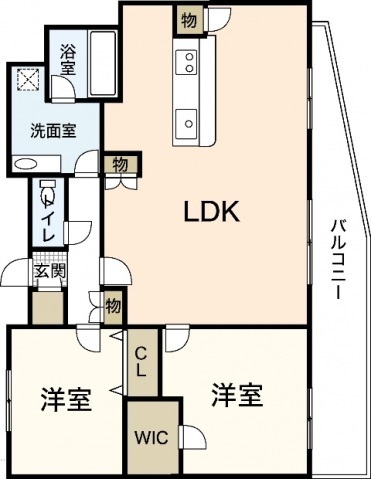 シティトリエ京橋［フロンテージ広島］の間取り