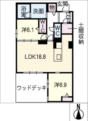 シャーメゾン住吉の間取り