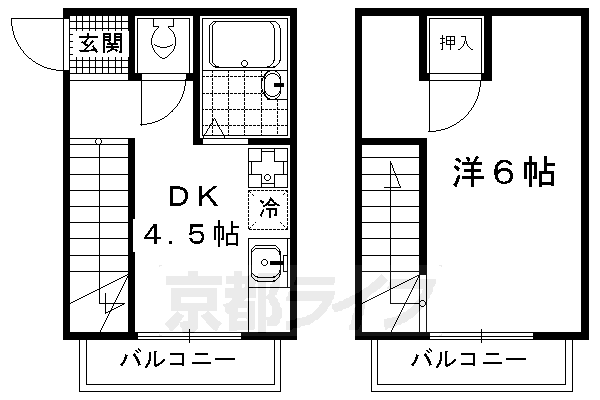 葵ハイツの間取り