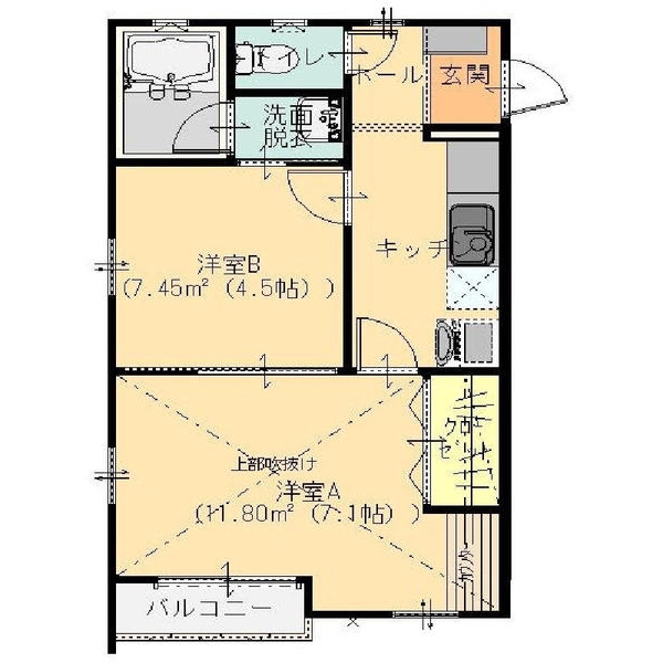 シャルルドゥ富士見の間取り