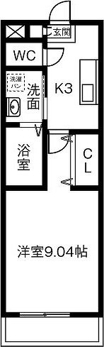 メゾン大井の間取り