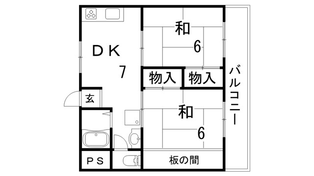 正栄スカイコーポの間取り