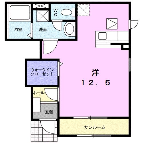 ブランリュエルIの間取り