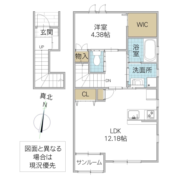 ハーモニープラザ見和 G棟の間取り