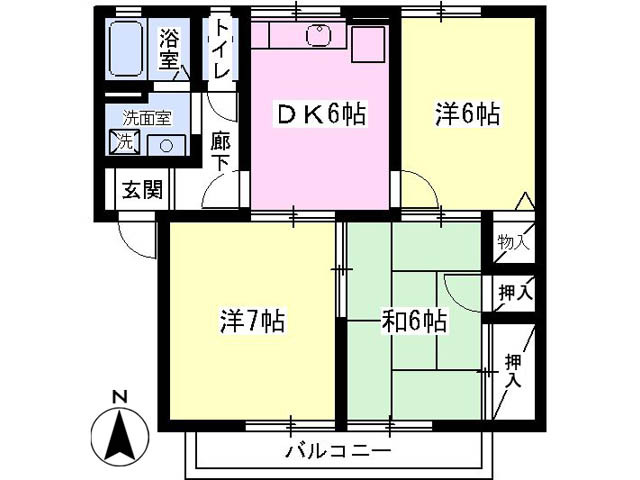 パーシモン・２７０Ｂの間取り