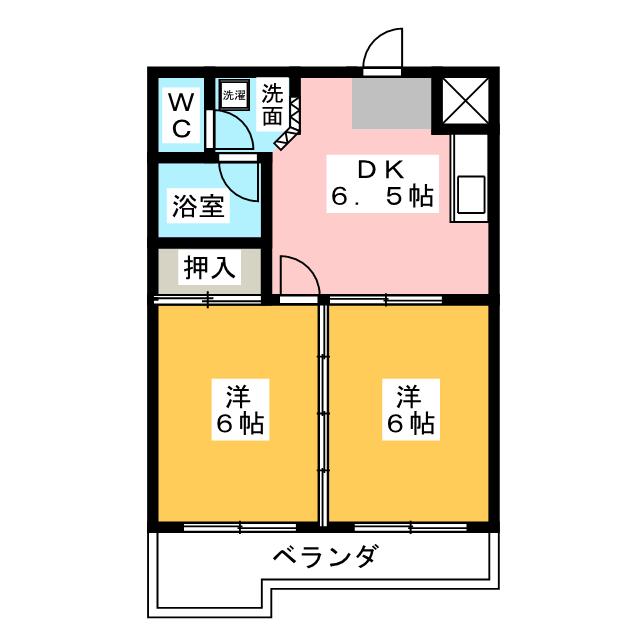 ガウディ中村の間取り