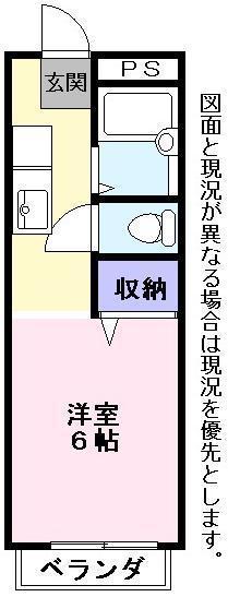 南彦根ハイツＢの間取り