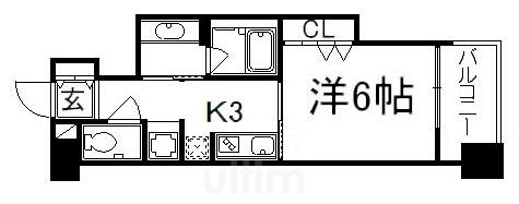 ブローニュ姉小路の間取り