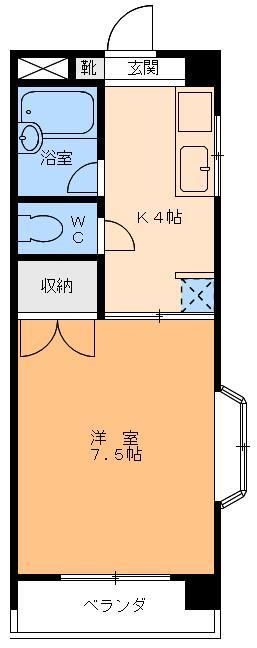 プリムベール湊町の間取り