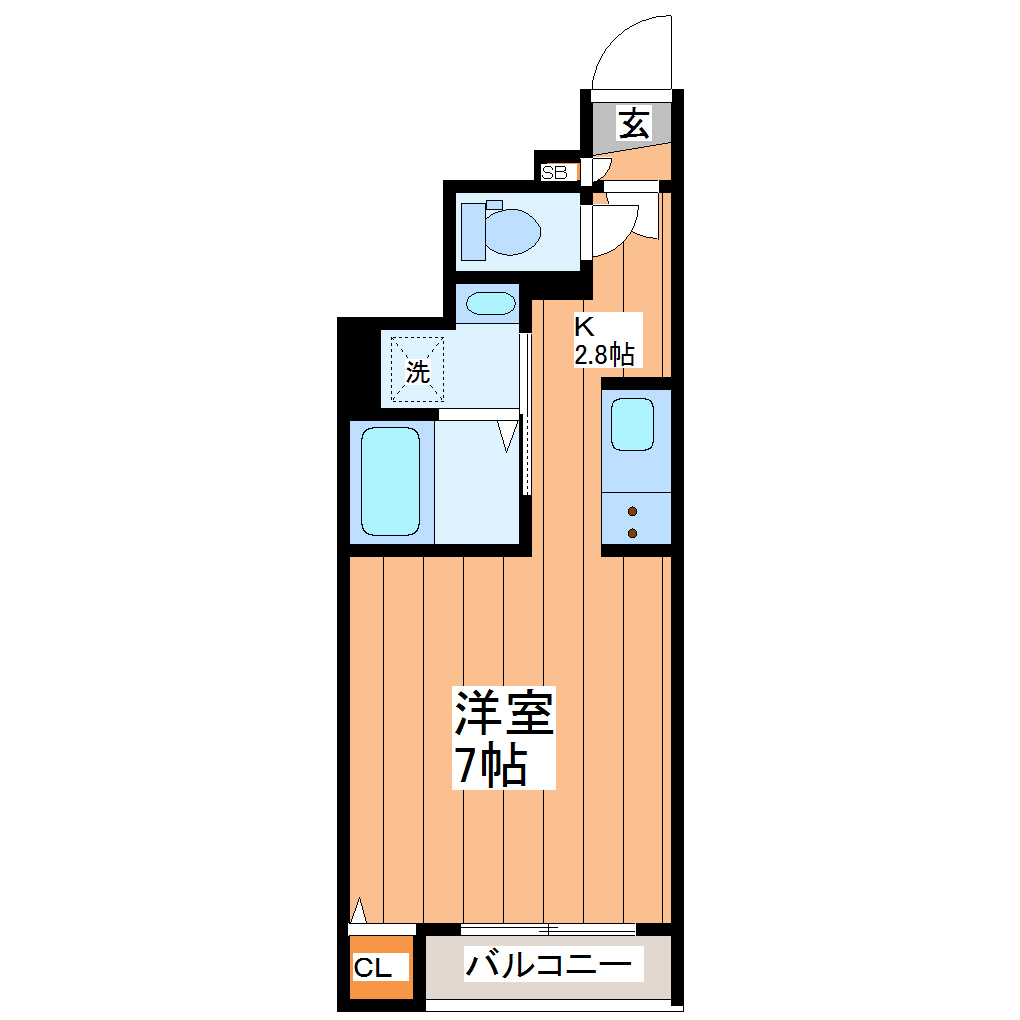 ウエノハイツ一本杉町の間取り