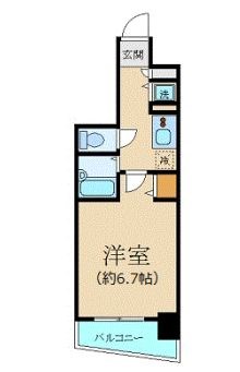 【プレサンス新宿御苑前アルティメットの間取り】