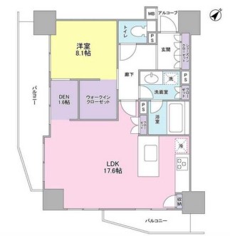 LaSante五反田の間取り