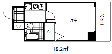 エスリード三宮第２の間取り