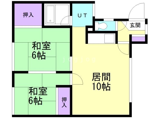 ブルーオーシャン弐番館の間取り