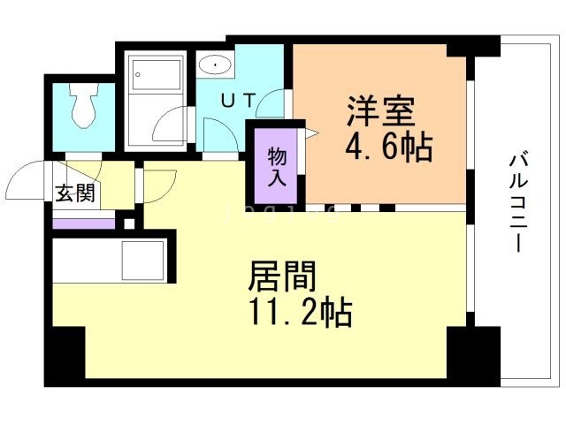 ＣＩＴＹ　ＳＰＩＲＥ南６条（旧ＫＷ　Ｐｌａｃｅ南６条）の間取り