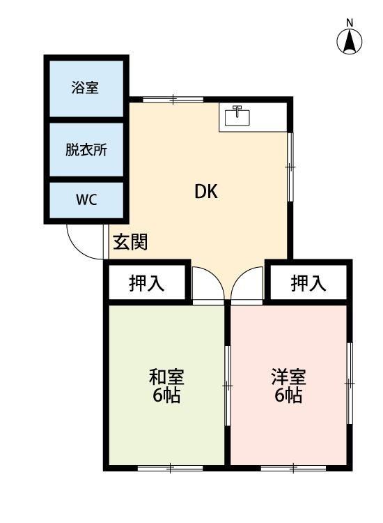 コーポクロカワ_間取り_0