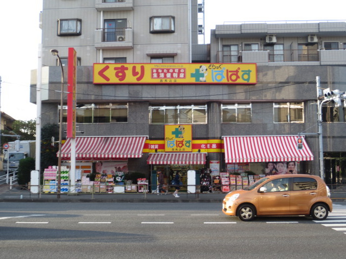 ドラックストア　どらっぐぱぱす（ドラッグストア）まで500m