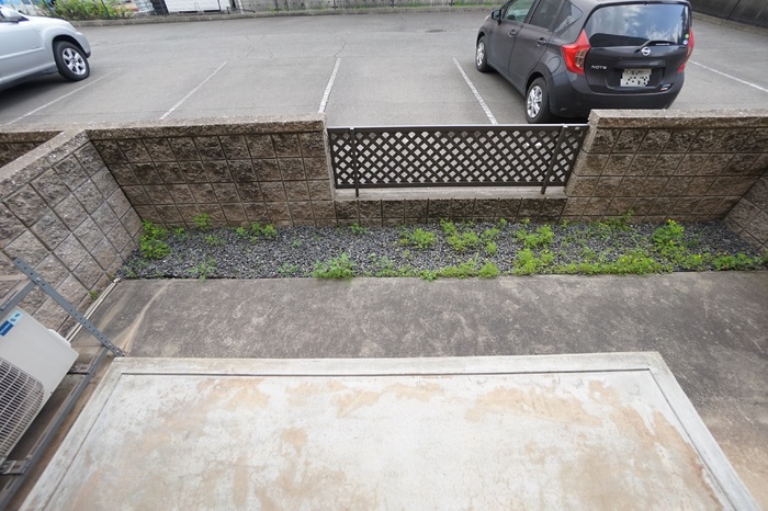 庭　お庭でゆったりと過ごせます