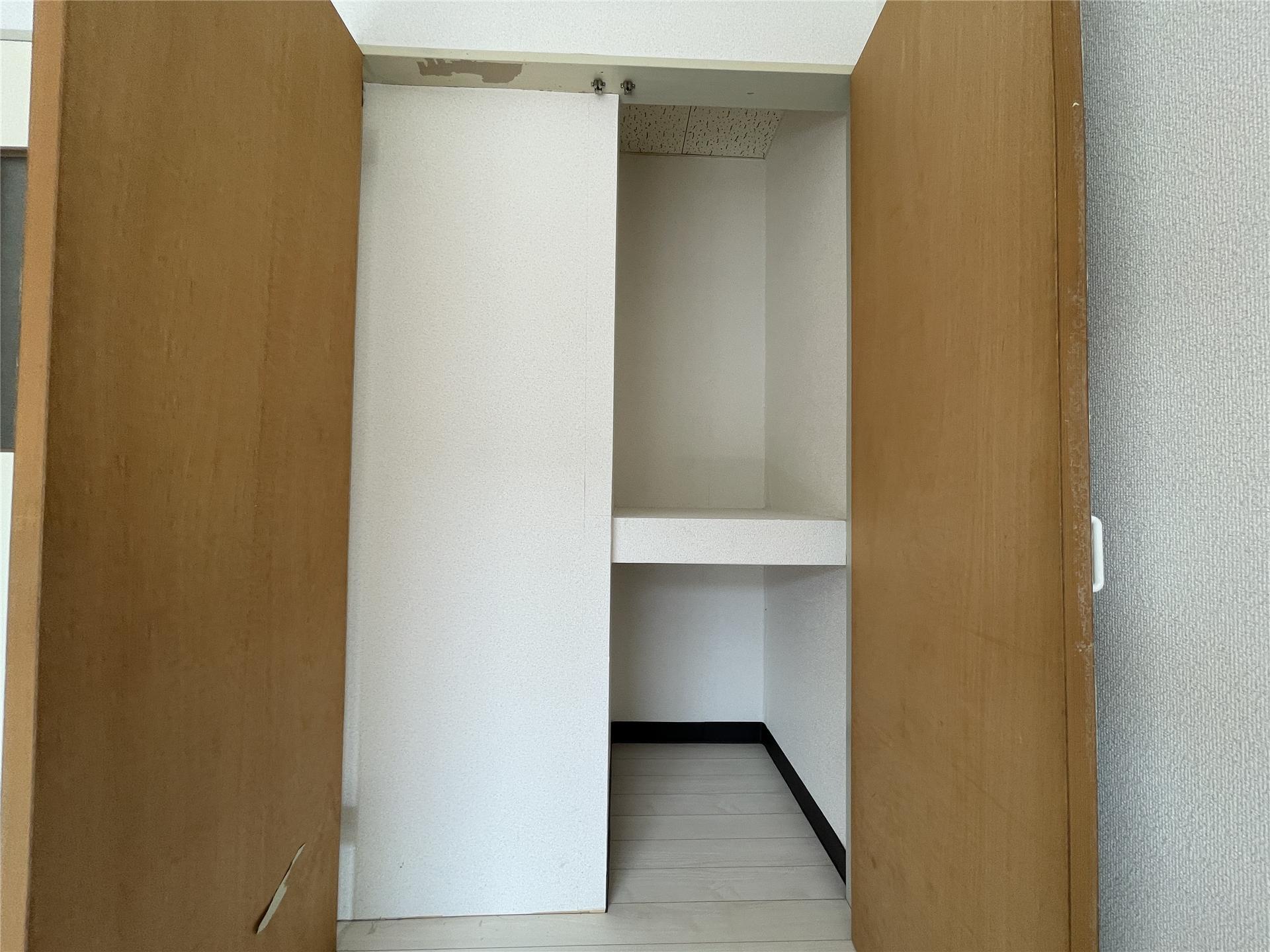 収納　2段式の収納です